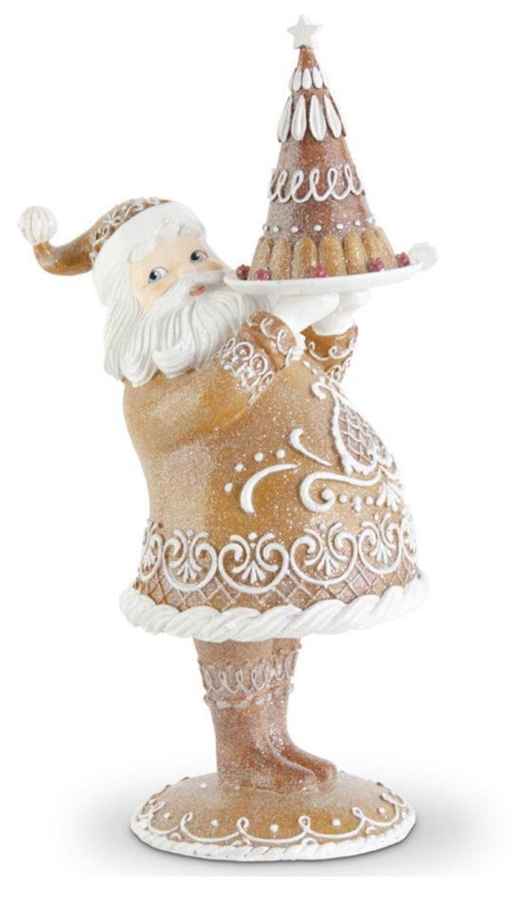 Gingerbread Lace Santa Claus- by Valerie-Large-Exquisite -HTF Gingerbread Lace Santa Claus- by Valerie-Large-Exquisite -HTF