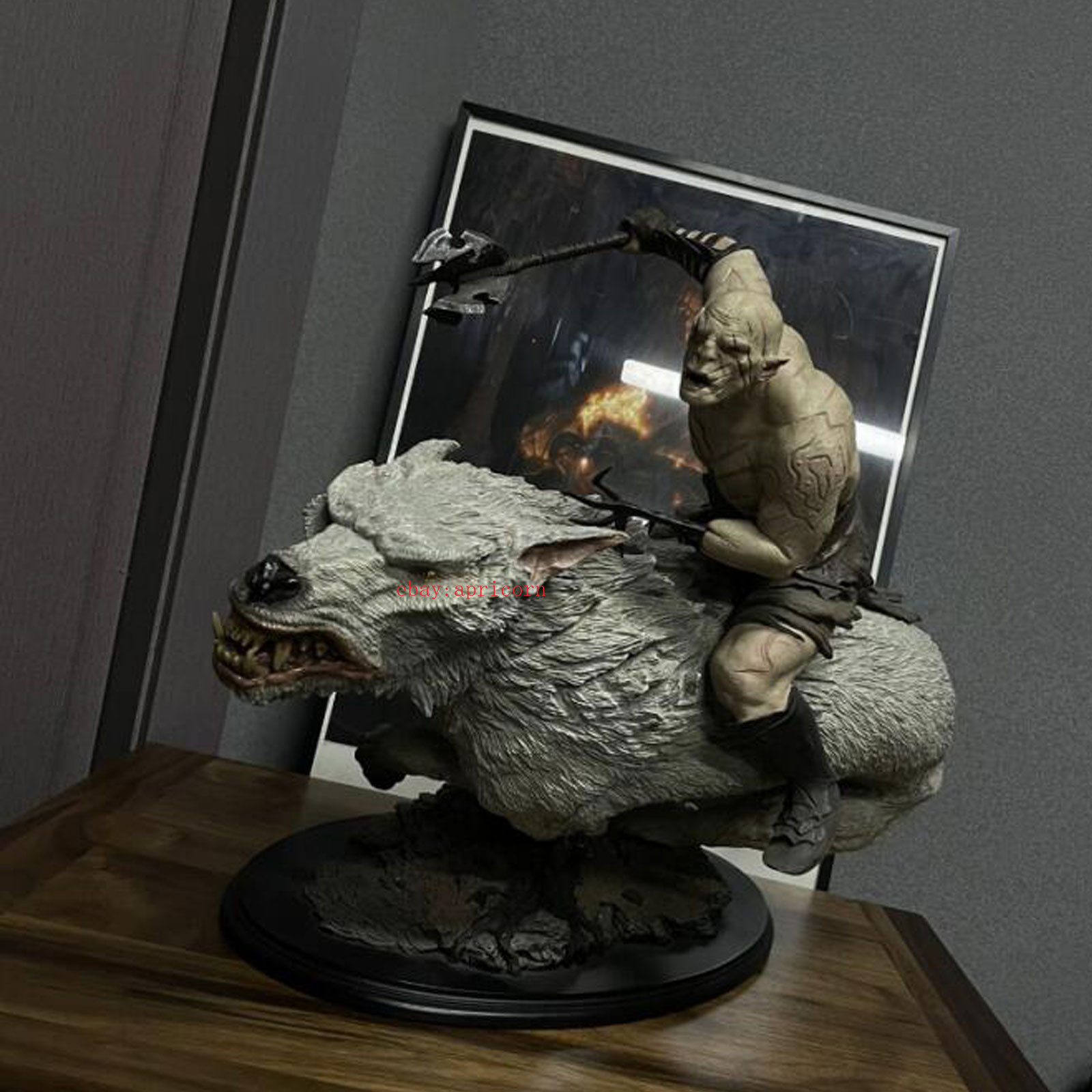 WETA The Lord of the Rings Azog Wolf Rider 1/6 Statue Figure Model Collectible WETA The Lord of the Rings Azog Wolf Rider 1/6 Statue Figure Model Collectible