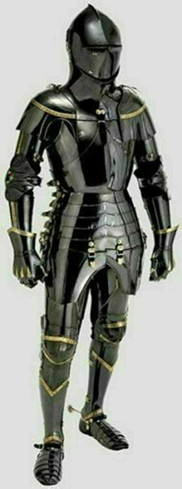 Medieval Suit Of Armor Combat Knight Black Full Body Armour Halloween Party Gift