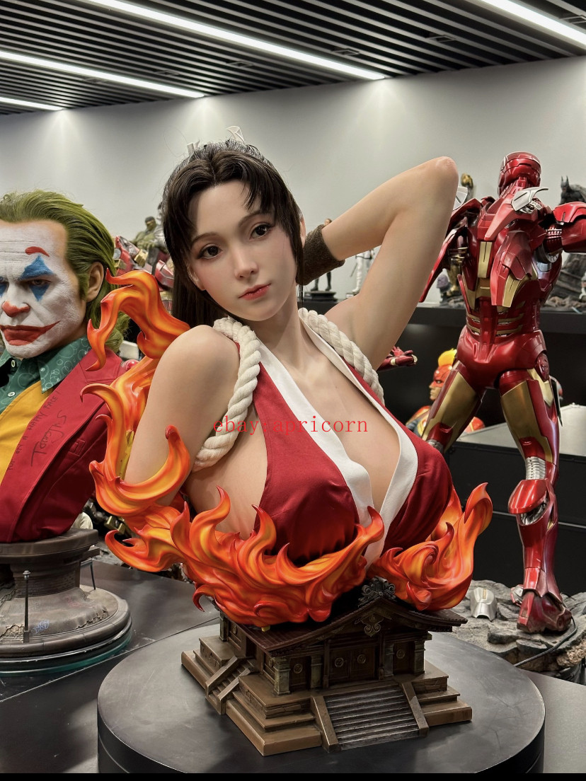 Queen Studio 1/1 Mai Shiranui Silica Gel Bust Statue Figure Model Collectible