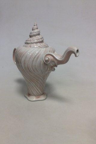 Royal Copenhagen Pink Triton Coffee Pot No 14181 Royal Copenhagen Pink Triton Coffee Pot No 14181