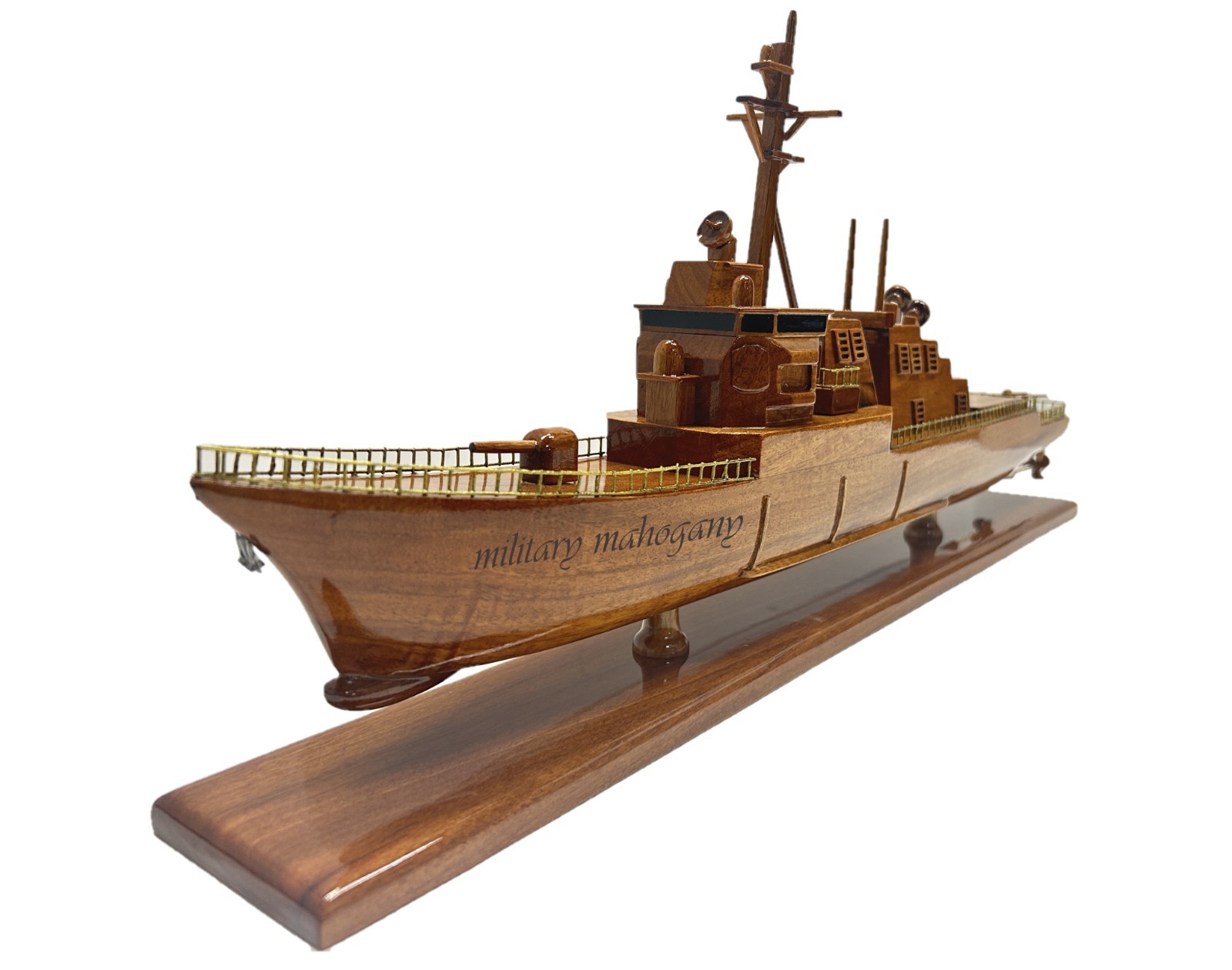 USS John Paul Jones DDG-53 Arleigh Burke Class Destroyer Ship Wood Wooden Model USS John Paul Jones DDG-53 Arleigh Burke Class Destroyer Ship Wood Wooden Model