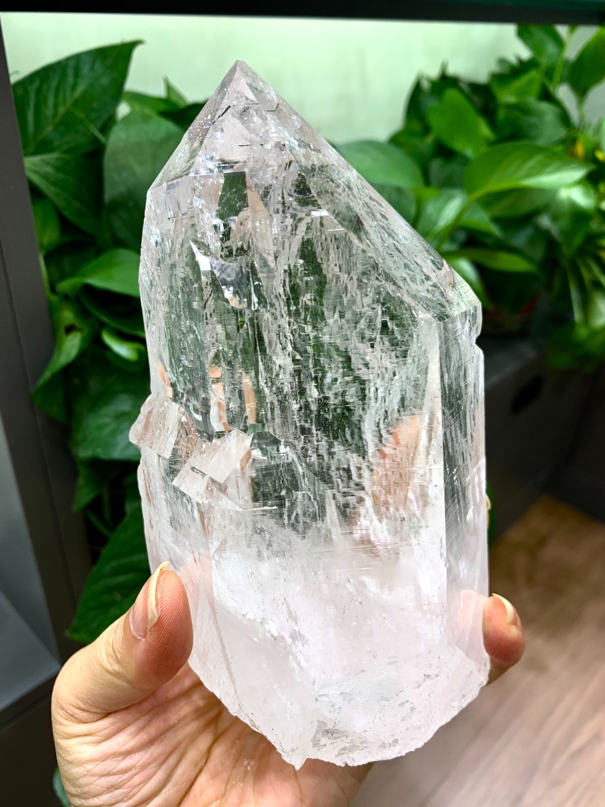 2.9LB TOP Natural Rare Clear Quartz Crystal Himalayan Mineral Specimen Collect 2.9LB TOP Natural Rare Clear Quartz Crystal Himalayan Mineral Specimen Collect