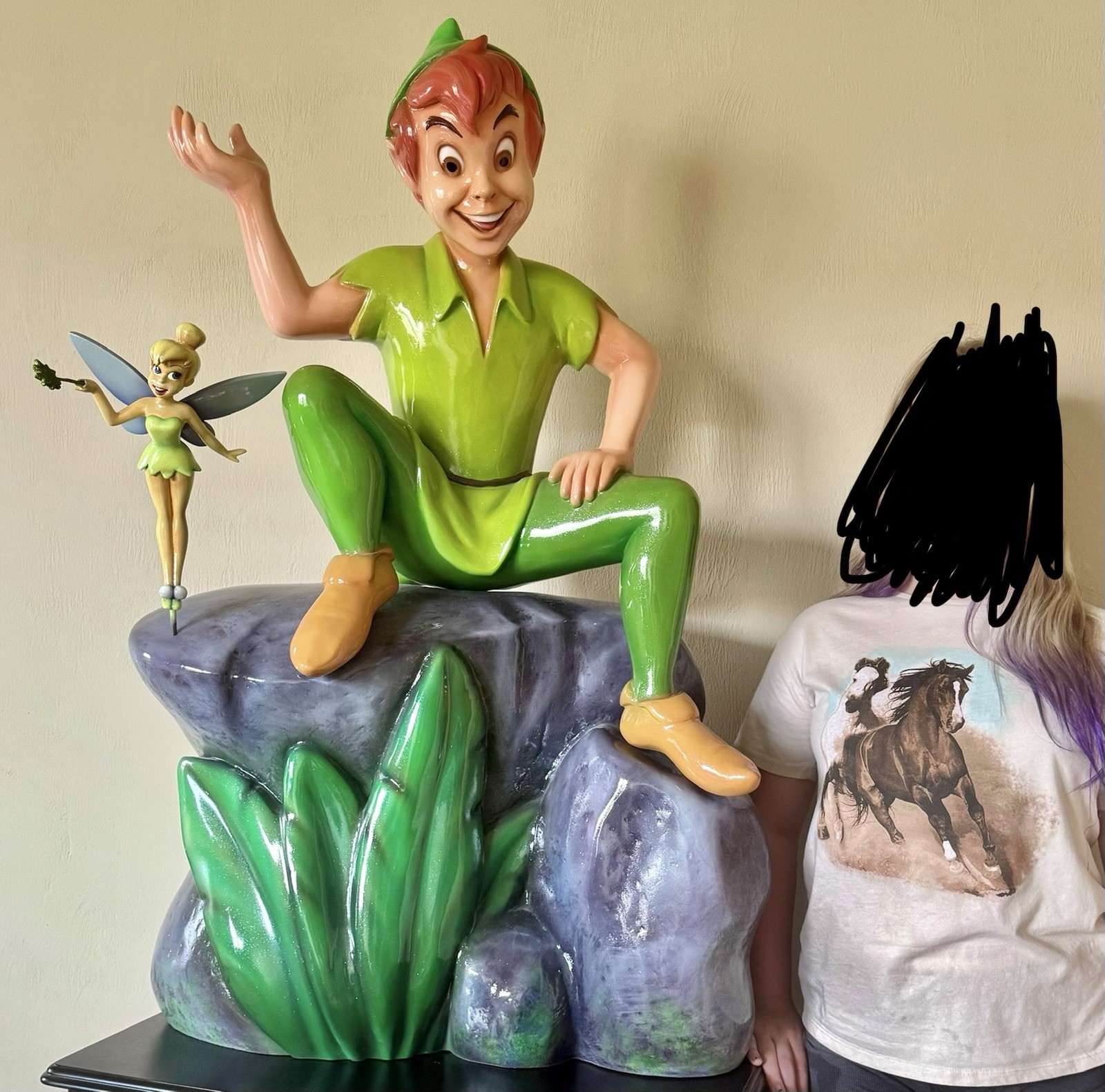 RARE Life Size Disney Store Display Peter Pan Tinkerbell Figure Statue Prop