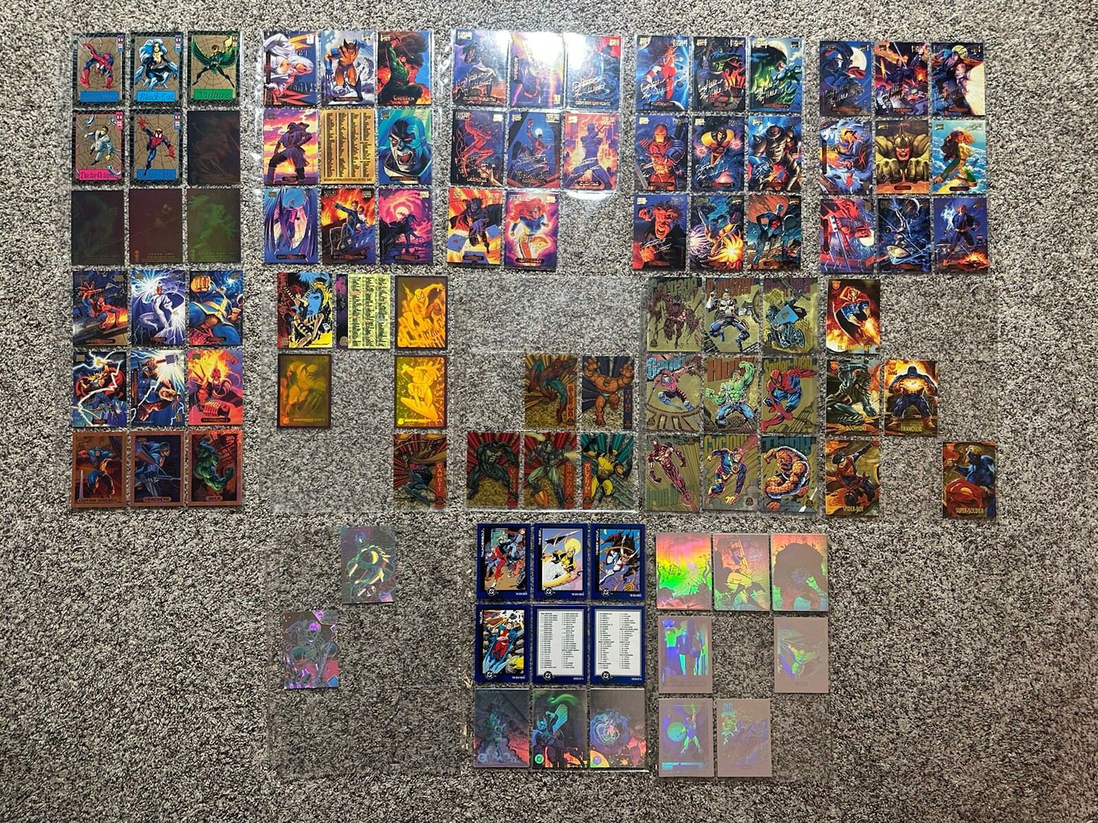 Vintage Comic Card Lot (Spider-Man, Superman, Batman, Marvel, DC) 5,000+ Cards Vintage Comic Card Lot (Spider-Man, Superman, Batman, Marvel, DC) 5,000+ Cards