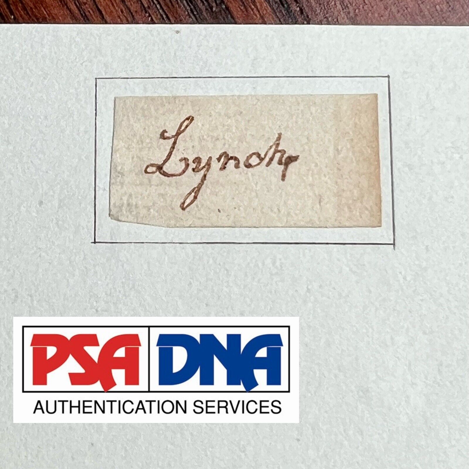 THOMAS LYNCH JR * PSA/DNA * Declaration of Independence Signer Autograph Signed