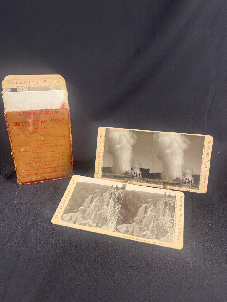 Thirty-Six Selected Haynes Stereoscopic Views of Yellowstone National Park