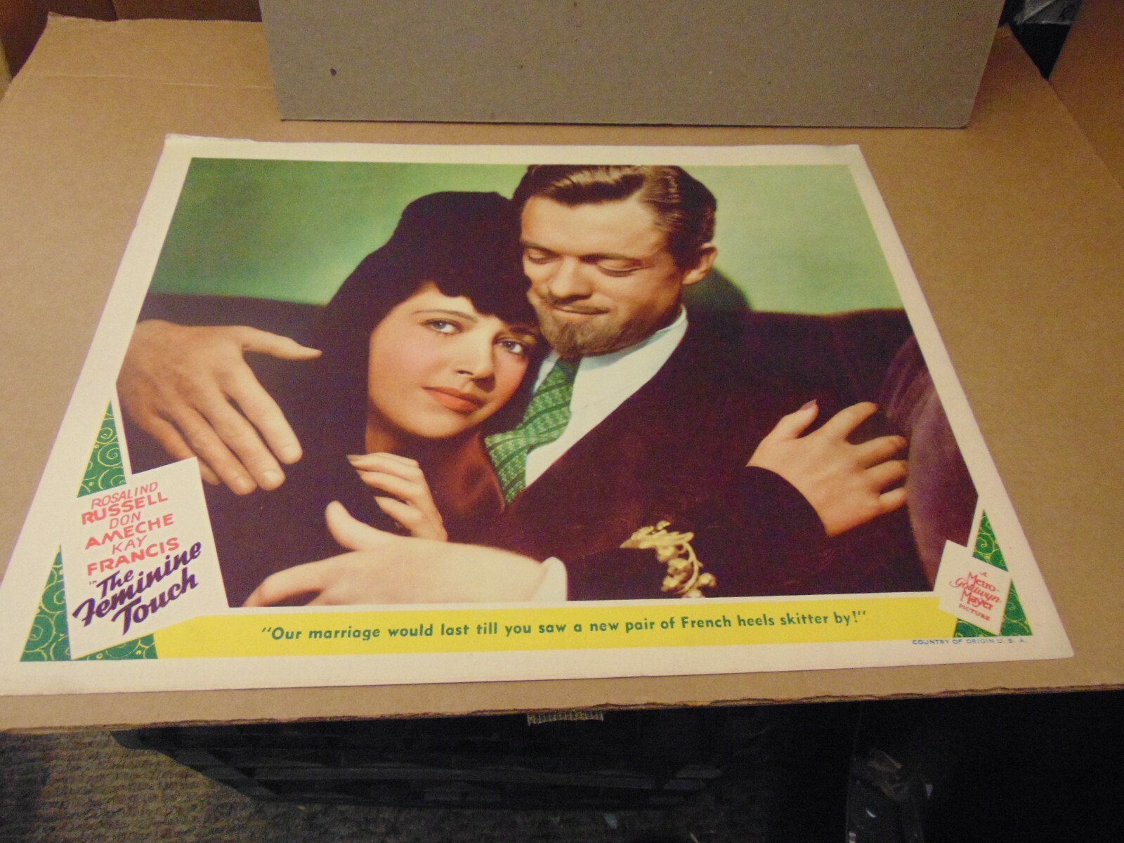 FEMININE TOUCH 1941 KAY FRANCIS VAN HEFLIN 11X14 FEMININE TOUCH 1941 KAY FRANCIS VAN HEFLIN 11X14