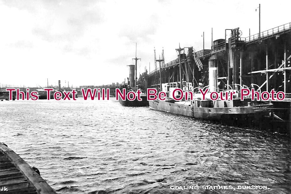 NO 787 - Coaling Staithes, Dunston, Northumberland c1926