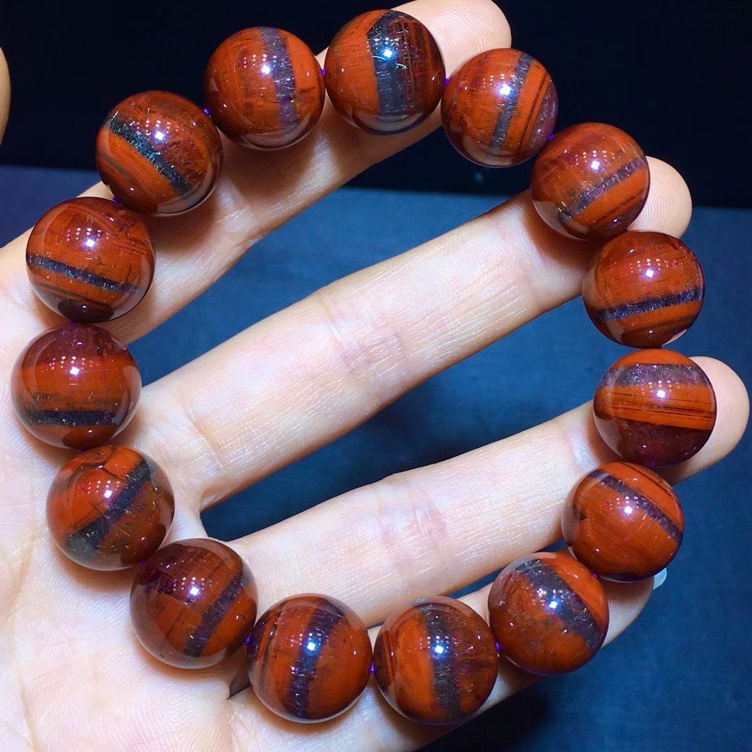 14.6MM Gem Natural Aurora super seven quartz crystal energy bracelet 14.6MM Gem Natural Aurora super seven quartz crystal energy bracelet