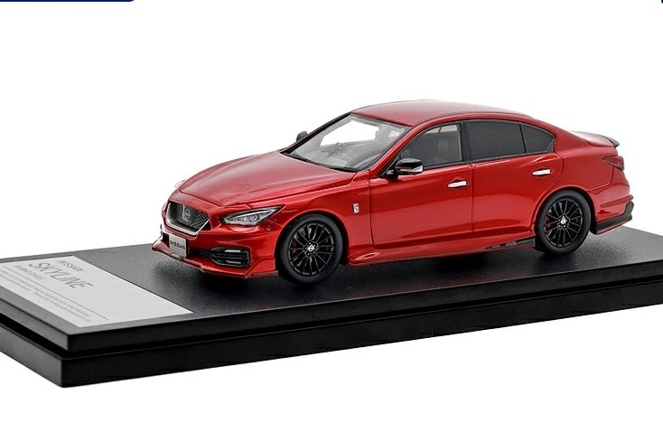Hi-Story 1/43 Nissan Skyline NISMO 2023 V37 Carmine Red Diecast Model Car