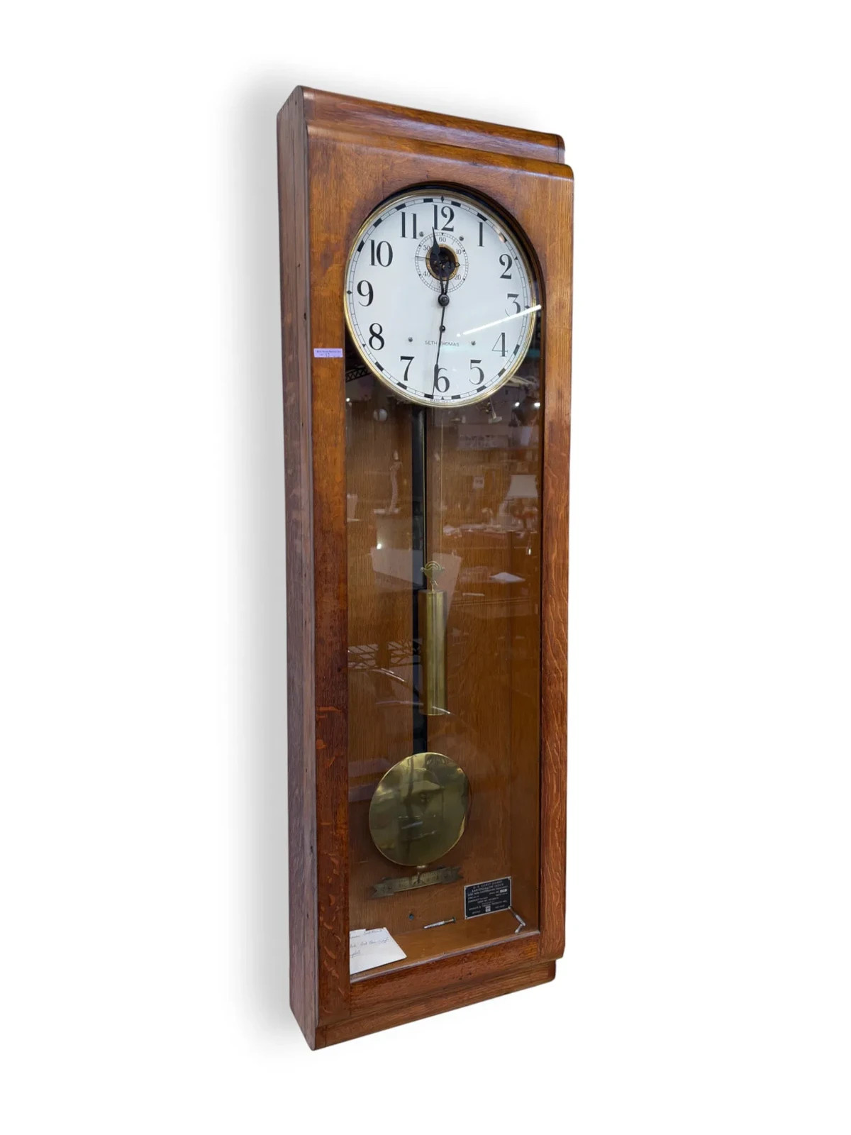 Seth Thomas Regulator 71 U.S. Coast Guard Radio Beacon Clock