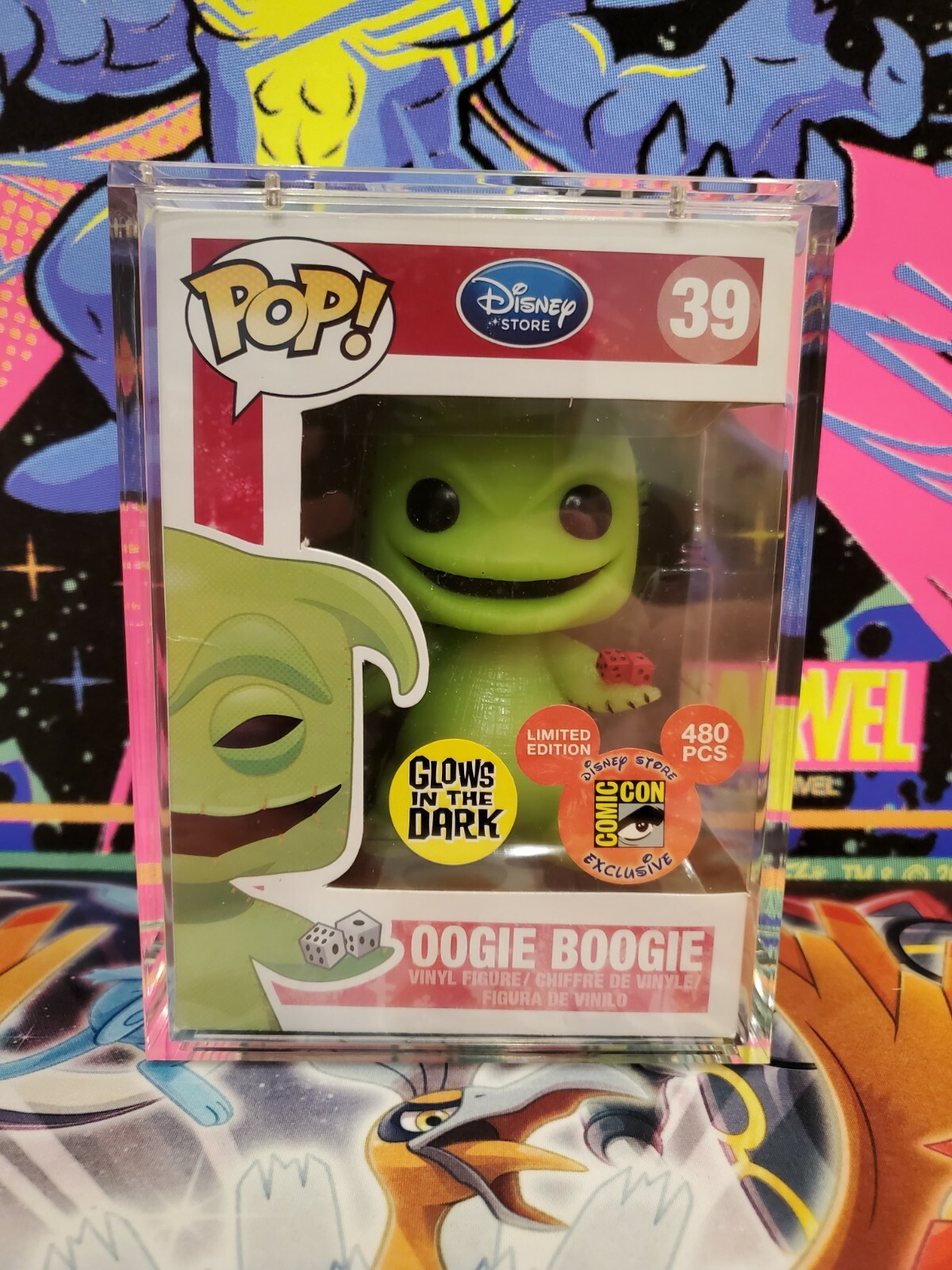 **Grail Alert** SDCC 2012 GITD Oogie Boogie Funko Pop Limited Edition 480 pcs