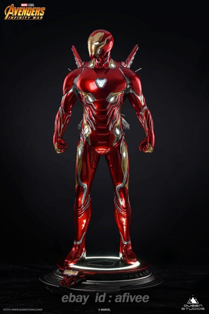 Queen Studios Iron Man MK 50 1:1 Scale Life Size Statue H210cm Collectible Queen Studios Iron Man MK 50 1:1 Scale Life Size Statue H210cm Collectible