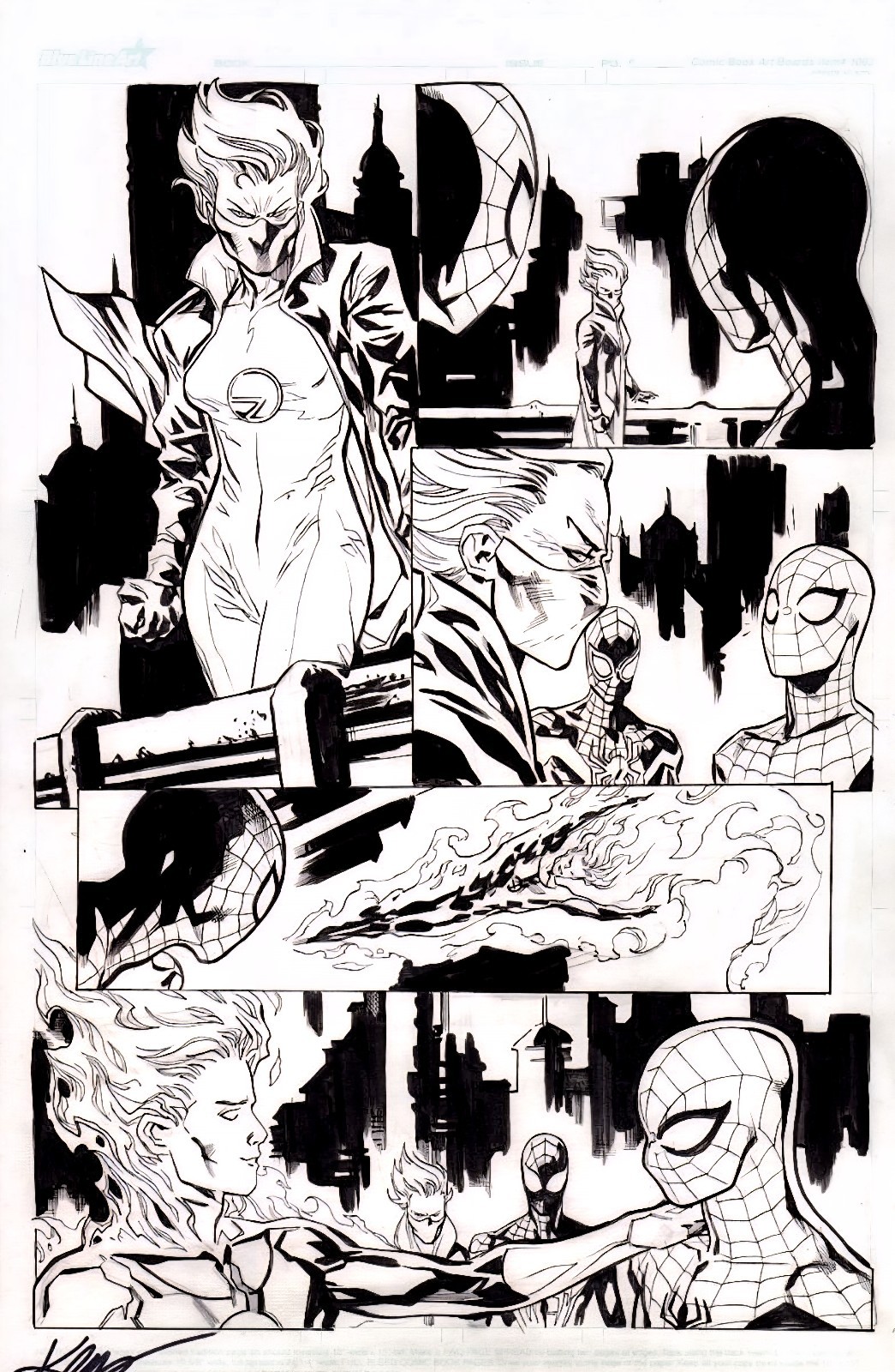 Friendly Neighborhood Spider-Man #14 Page Original Art Miles Morales Ken Lashley Friendly Neighborhood Spider-Man #14 Page Original Art Miles Morales Ken Lashley