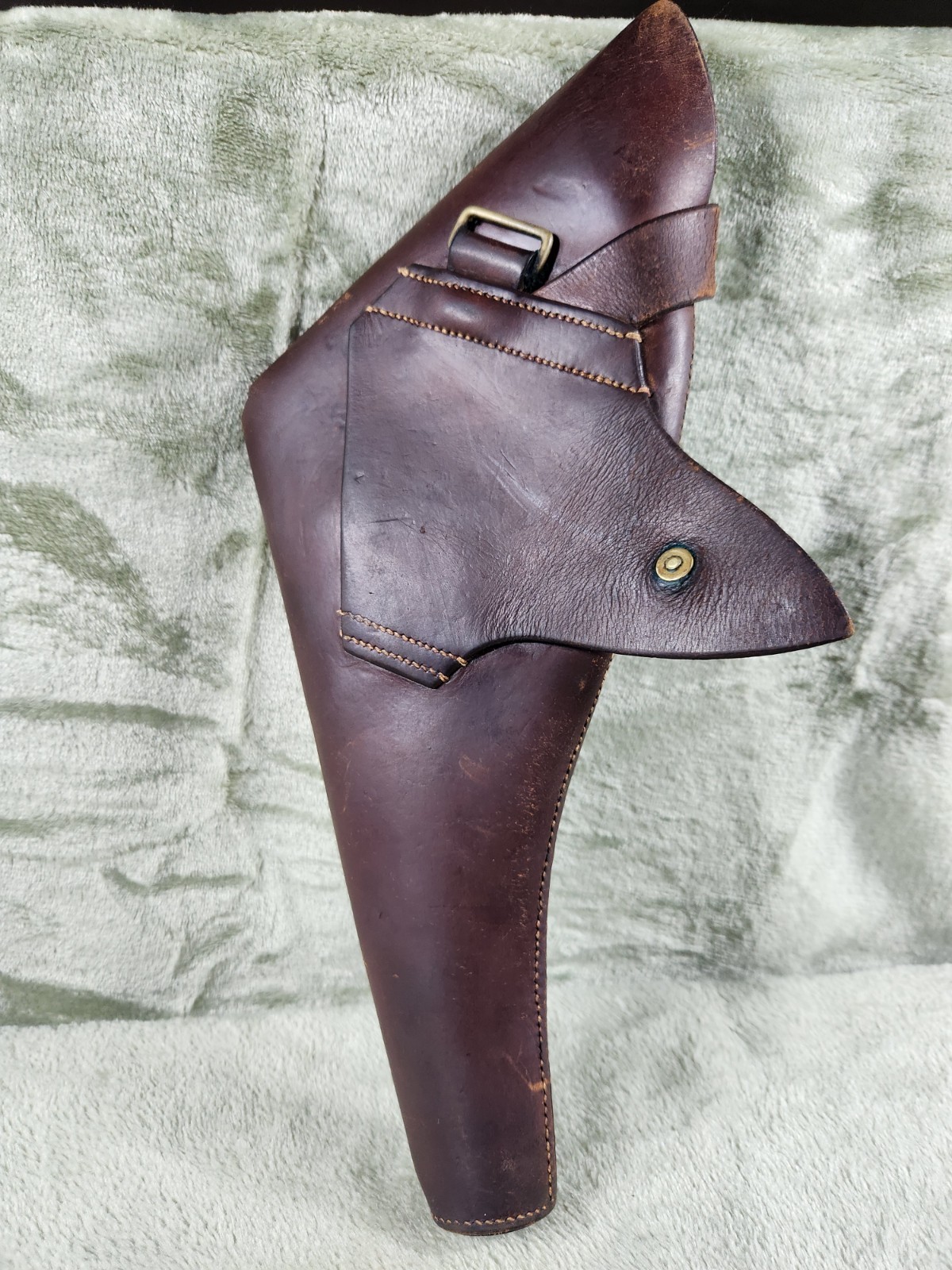 British Army World War 1 Webley Pistol Holster Dated 1916 T. Thomasson & Co British Army World War 1 Webley Pistol Holster Dated 1916 T. Thomasson & Co