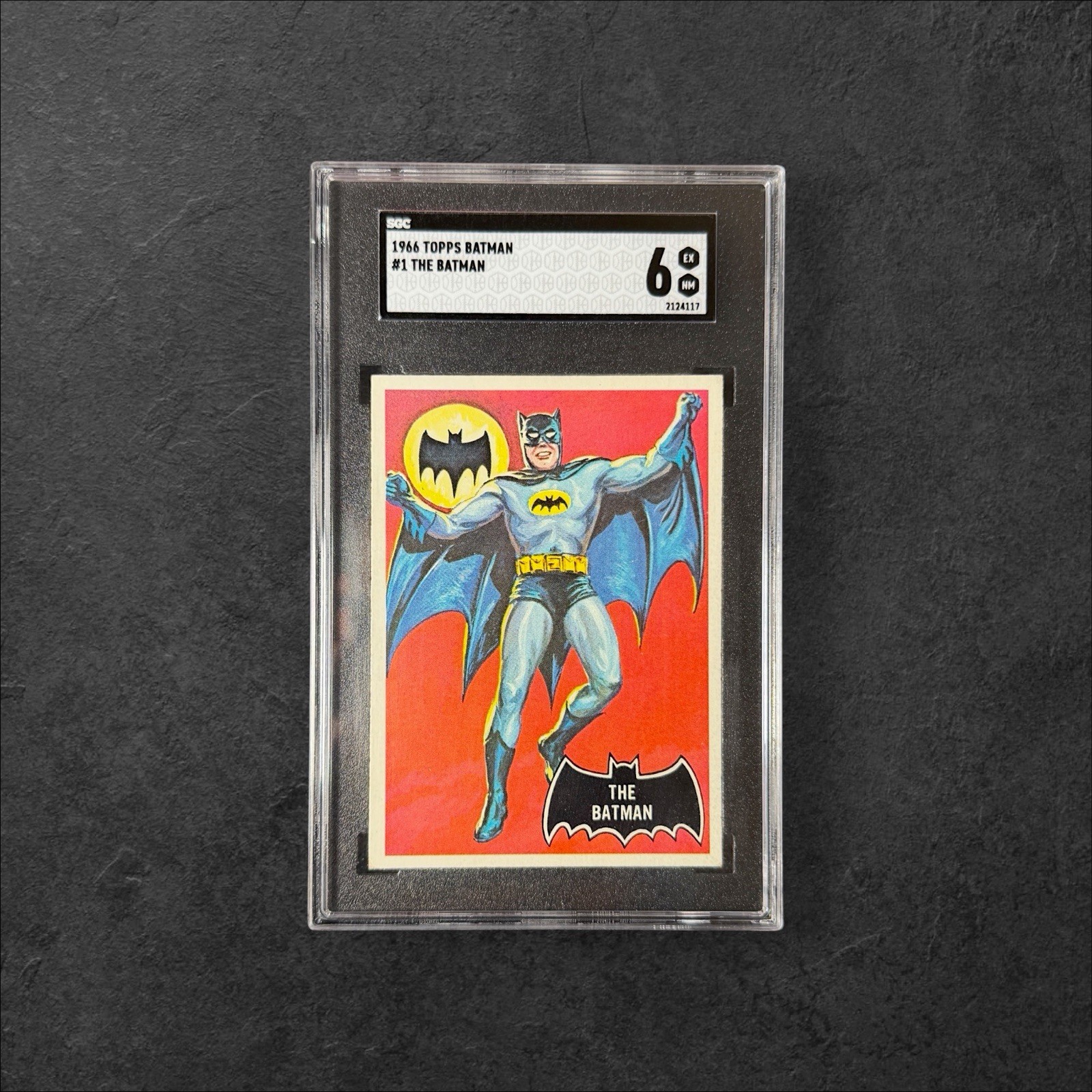 Topps 1966 Batman #1 The Batman SGC 6 Graded Non-Sport Trading Card