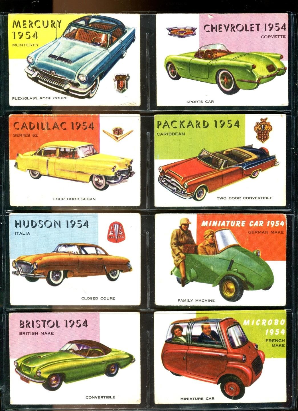 1953 1954 55 TOPPS WORLD OF WHEELS SPORTS CARS COMPLETE SET 162+20 RARE HIGH #s 1953 1954 55 TOPPS WORLD OF WHEELS SPORTS CARS COMPLETE SET 162+20 RARE HIGH #s