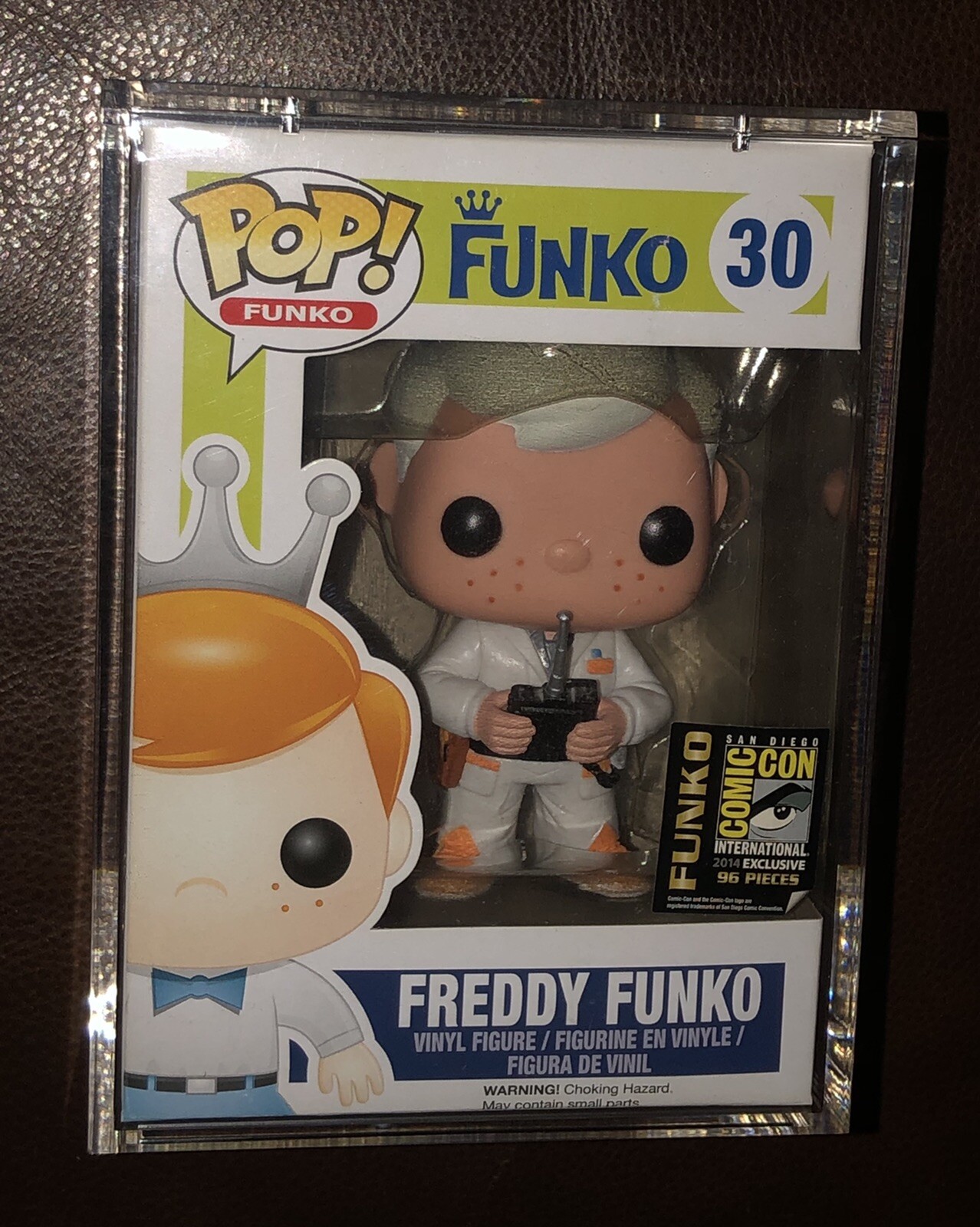 Funko POP 2014 SDCC Freddy Doc Emmett Brown Back To The Future 1/96 RARE GRAIL Funko POP 2014 SDCC Freddy Doc Emmett Brown Back To The Future 1/96 RARE GRAIL