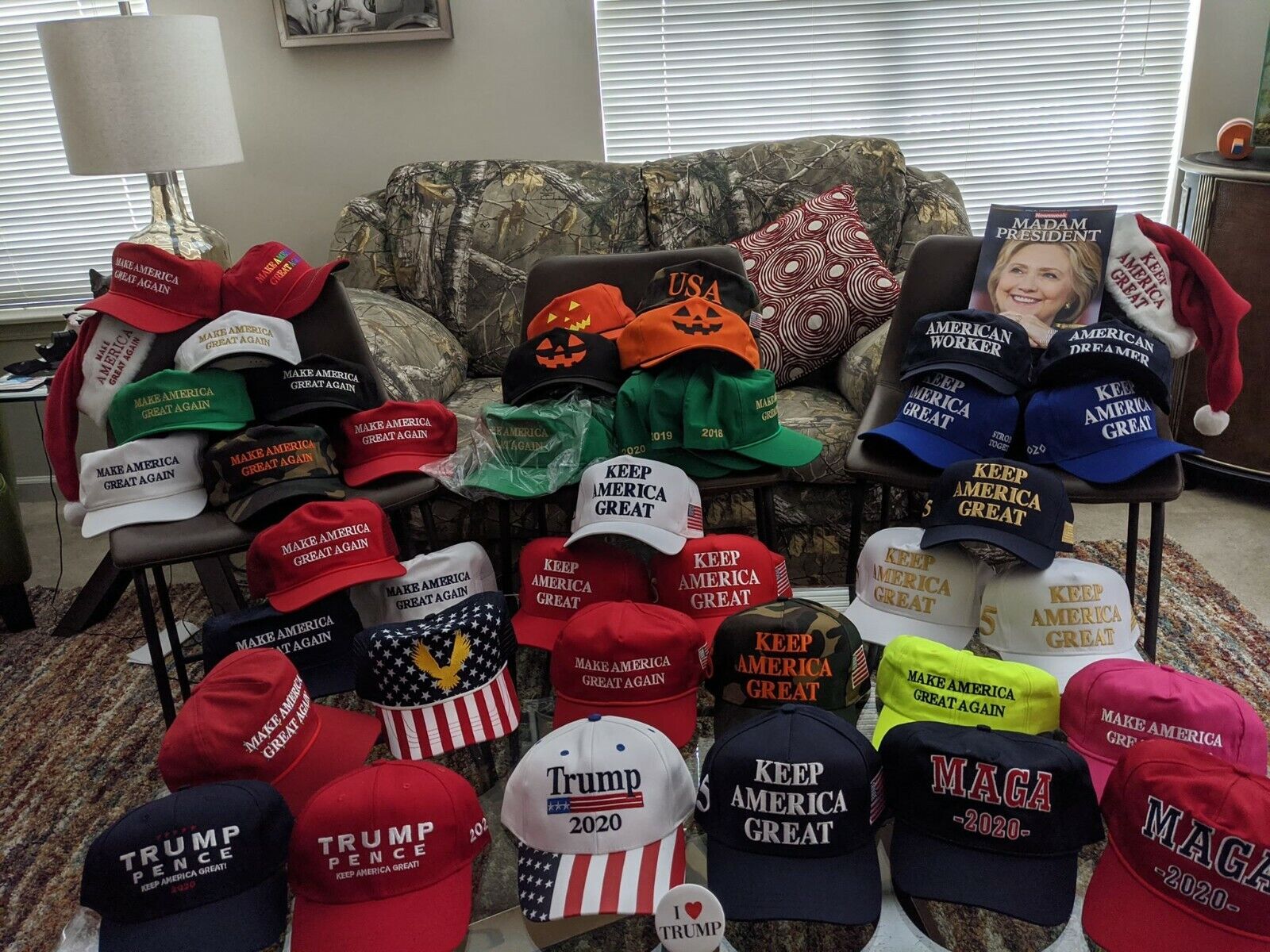 OFFICIAL MAGA KAG TRUMP HAT COLLECTION. ULTIMATE KING MASTER COLLECTION *UPDATE*