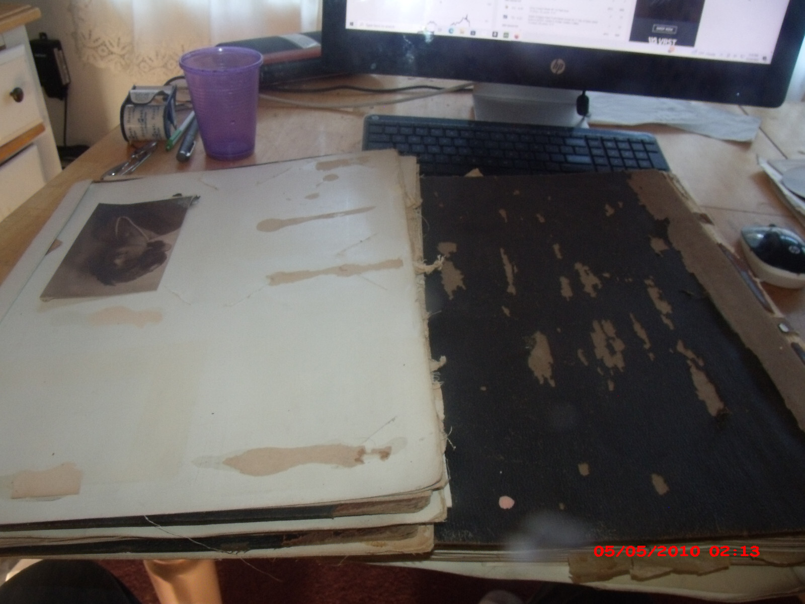 Amazing orig antique scrapbook album of composer Constantine Von Sternberg.His Amazing orig antique scrapbook album of composer Constantine Von Sternberg.His