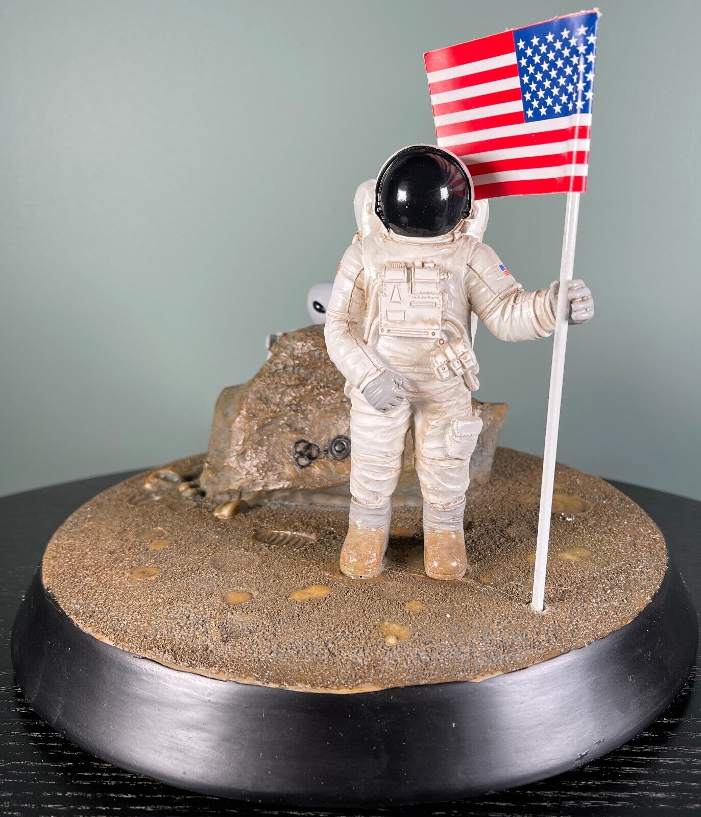 Roger L. Phillips Close Encounters Studios Moon Landing Conspiracy Alien Statue
