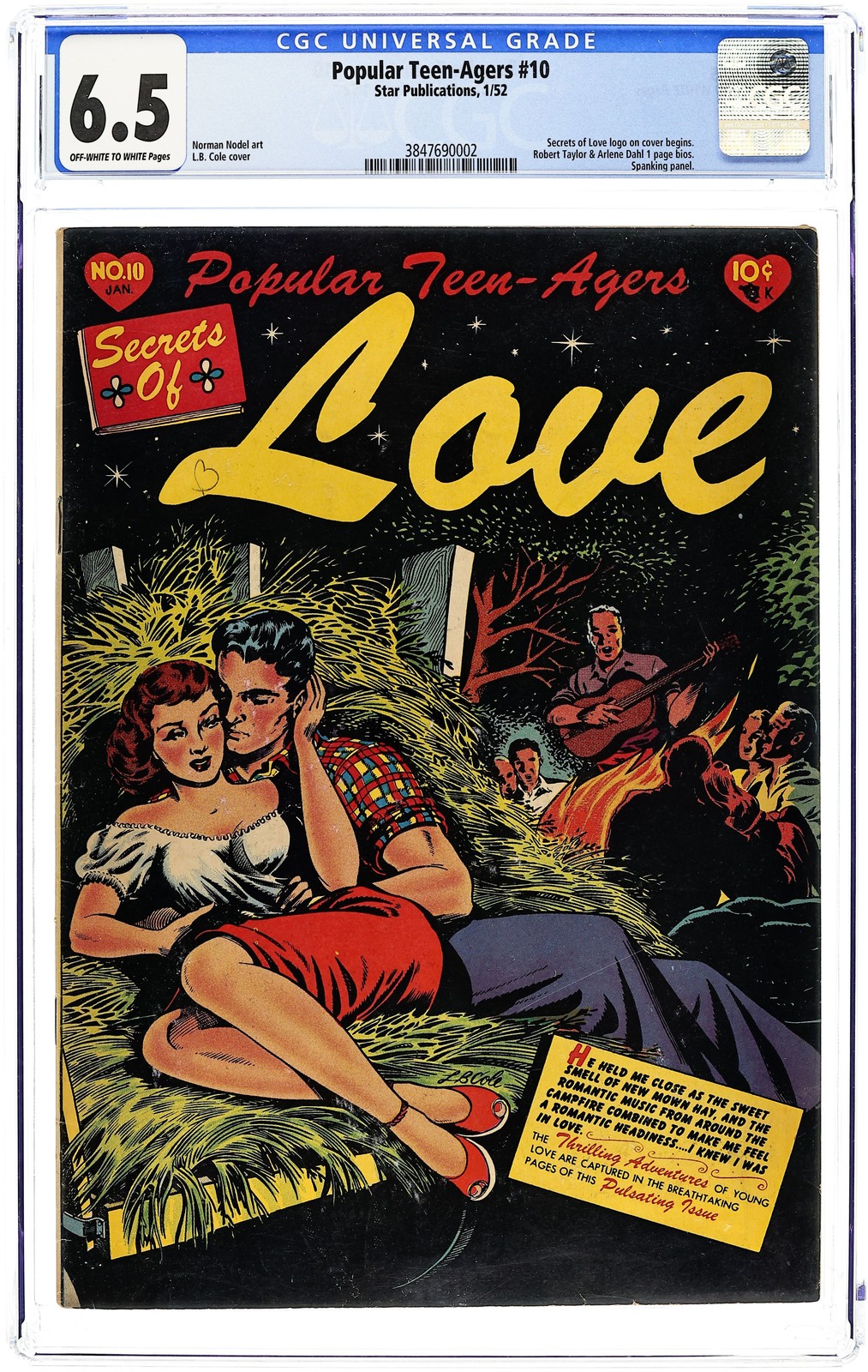 Popular Teen-Agers #10 CGC 6.5 1952 3847690002 Popular Teen-Agers #10 CGC 6.5 1952 3847690002
