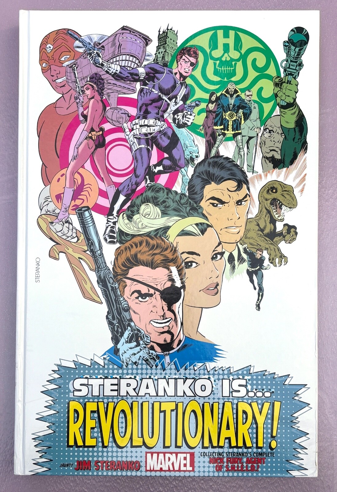 SIGNED STERANKO IS REVOLUTIONARY Complete NICK FURY work OVERSIZE HC 2020 OOP SIGNED STERANKO IS REVOLUTIONARY Complete NICK FURY work OVERSIZE HC 2020 OOP