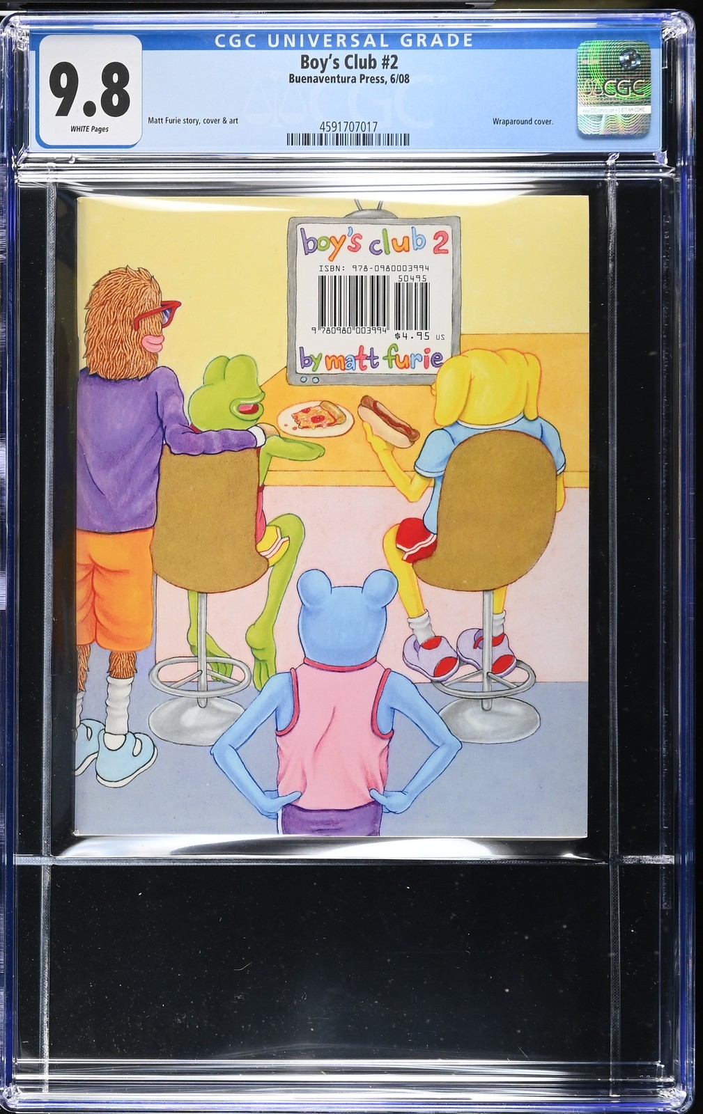 Boy's Club #2 - Buenaventura Press 2008 CGC 9.8 SINGLE HIGHEST GRADE Boy's Club #2 - Buenaventura Press 2008 CGC 9.8 SINGLE HIGHEST GRADE
