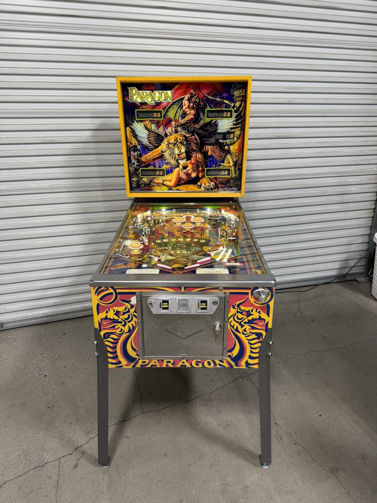 Paragon Pinball machine Bally 1979 Orange County Pinballs Paragon Pinball machine Bally 1979 Orange County Pinballs
