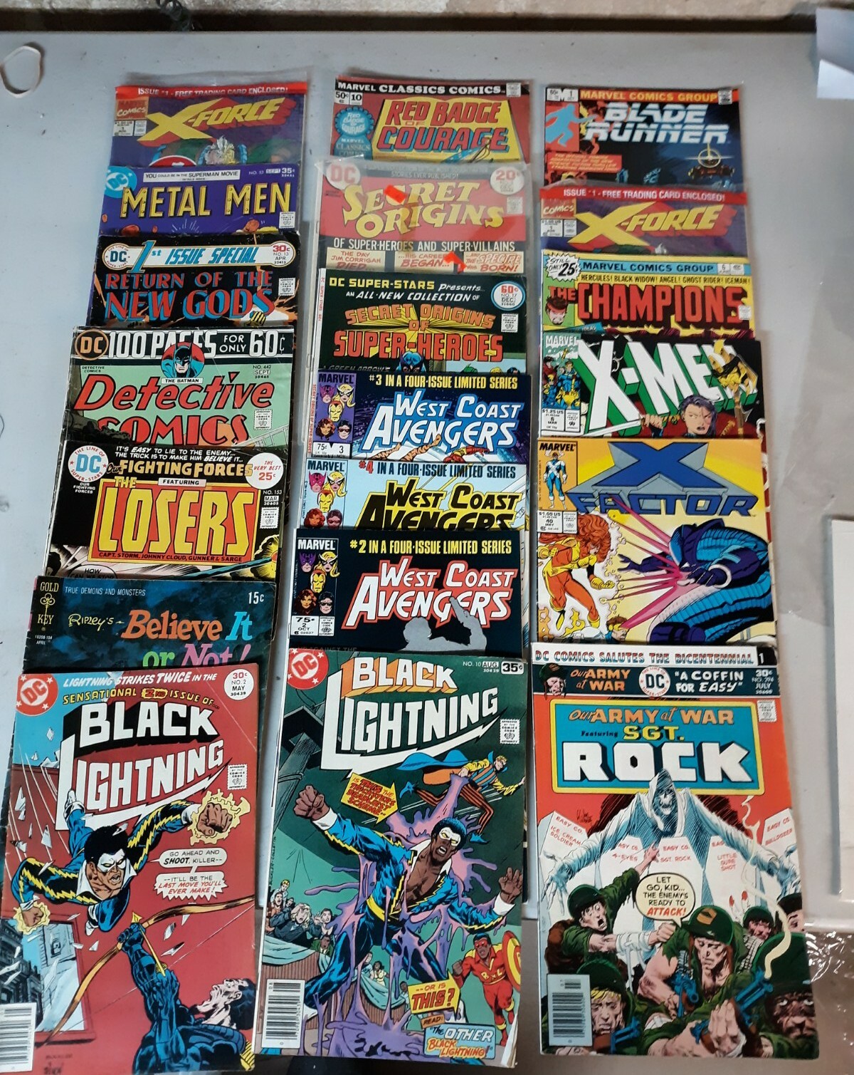 Huge Lot 225+ Bronze to modern comics every genre vg to mint. Super variety