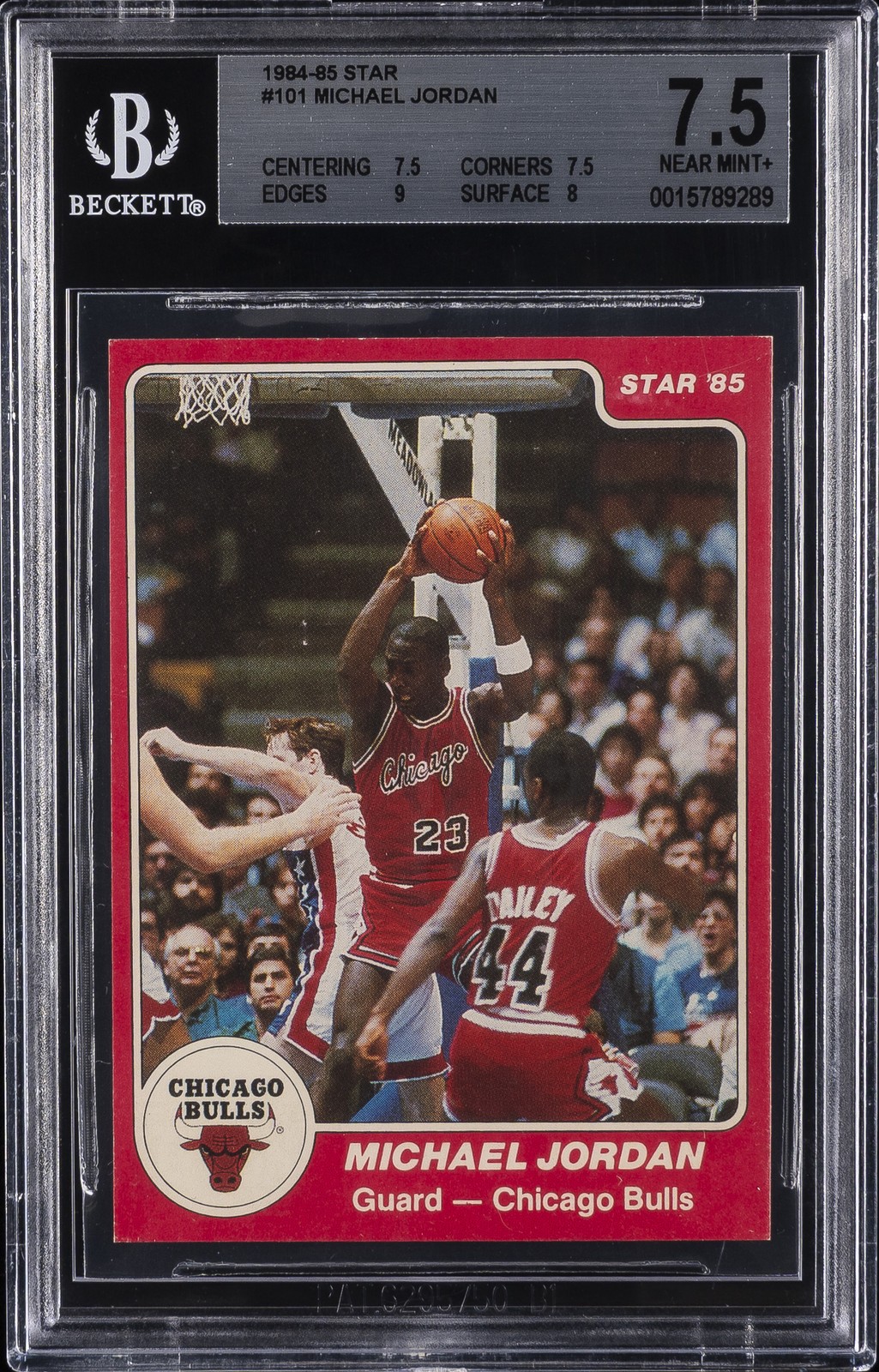 1984-85 STAR #101 MICHAEL JORDAN BGS 7.5