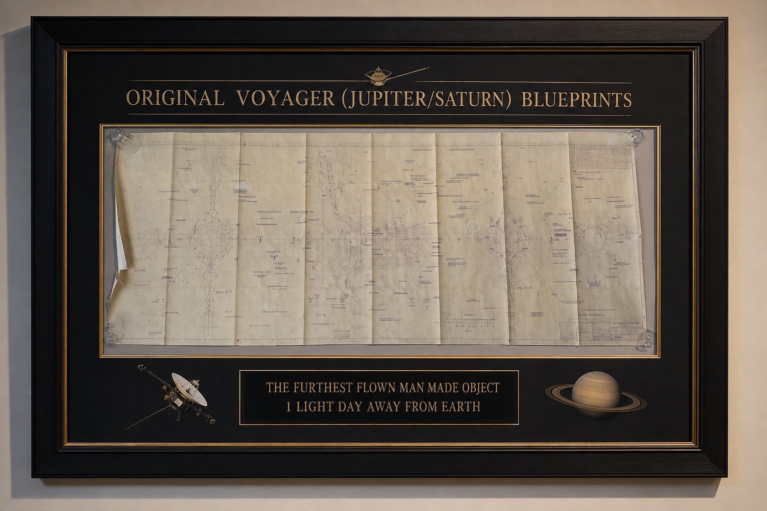 NASA Original VOYAGER BLUEPRINTS Originally Called Jupiter Saturn NASA Original VOYAGER BLUEPRINTS Originally Called Jupiter Saturn