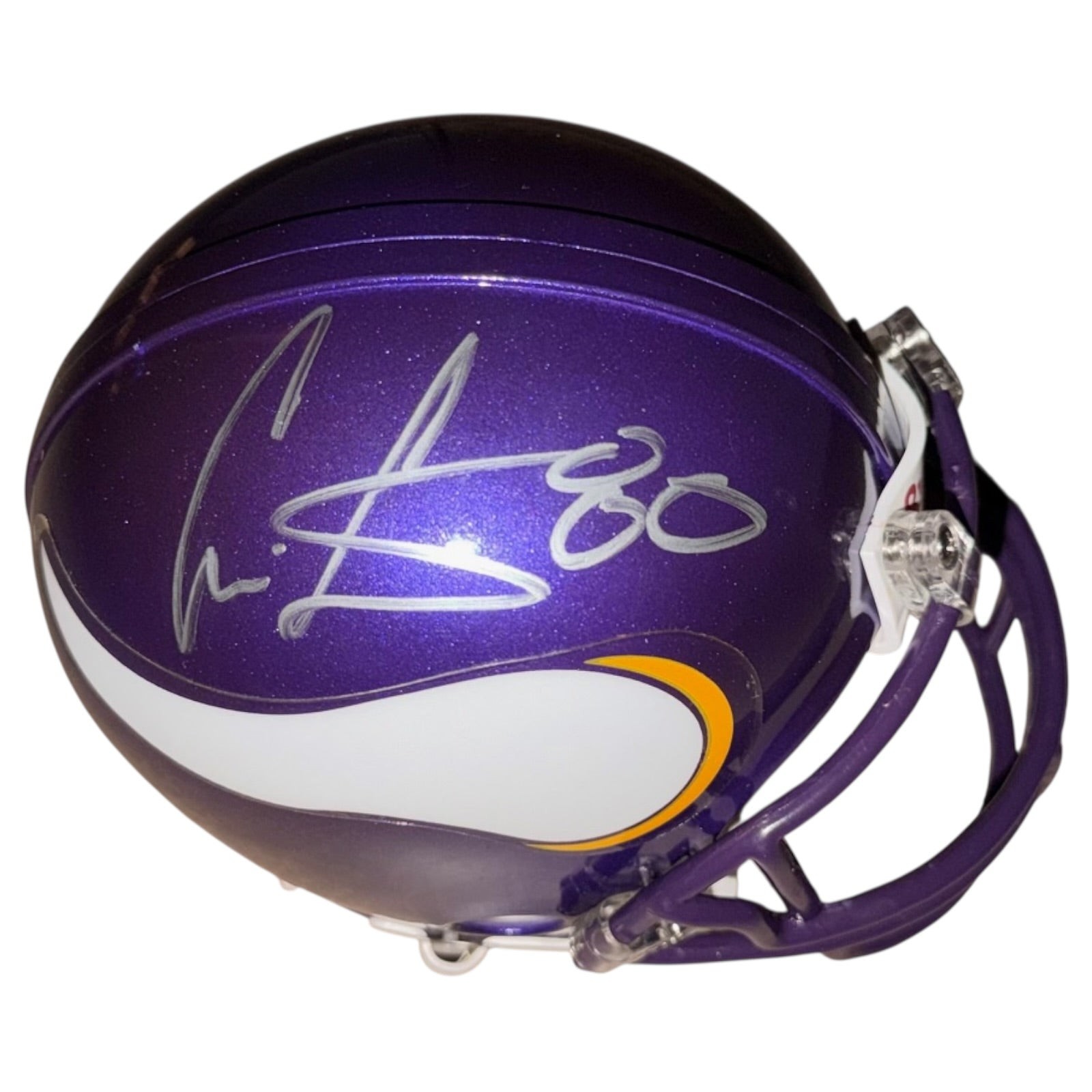 Cris Carter Autographed Minnesota Vikings Mini Helmet - JSA Cris Carter Autographed Minnesota Vikings Mini Helmet - JSA