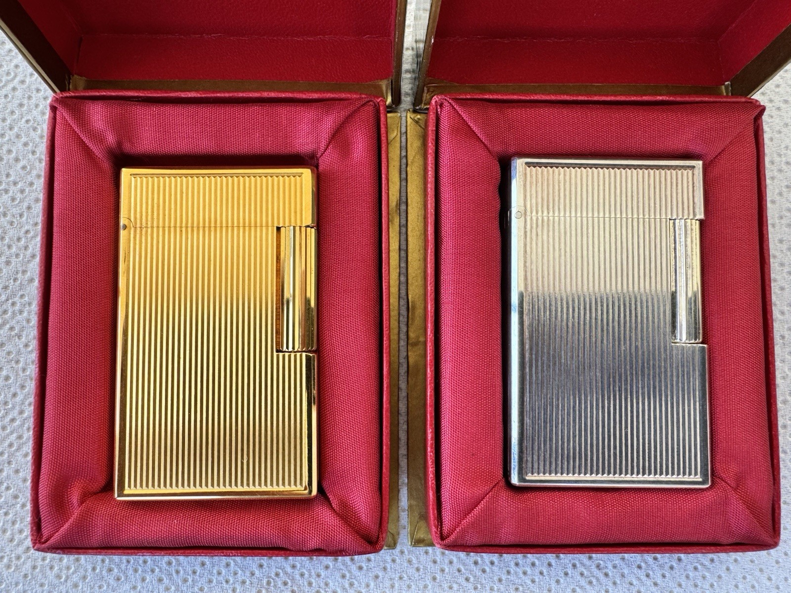 S.T. 1991 Dupont Jubilee Limited Edition - Gold & Silver - Full Set NOS S.T. 1991 Dupont Jubilee Limited Edition - Gold & Silver - Full Set NOS