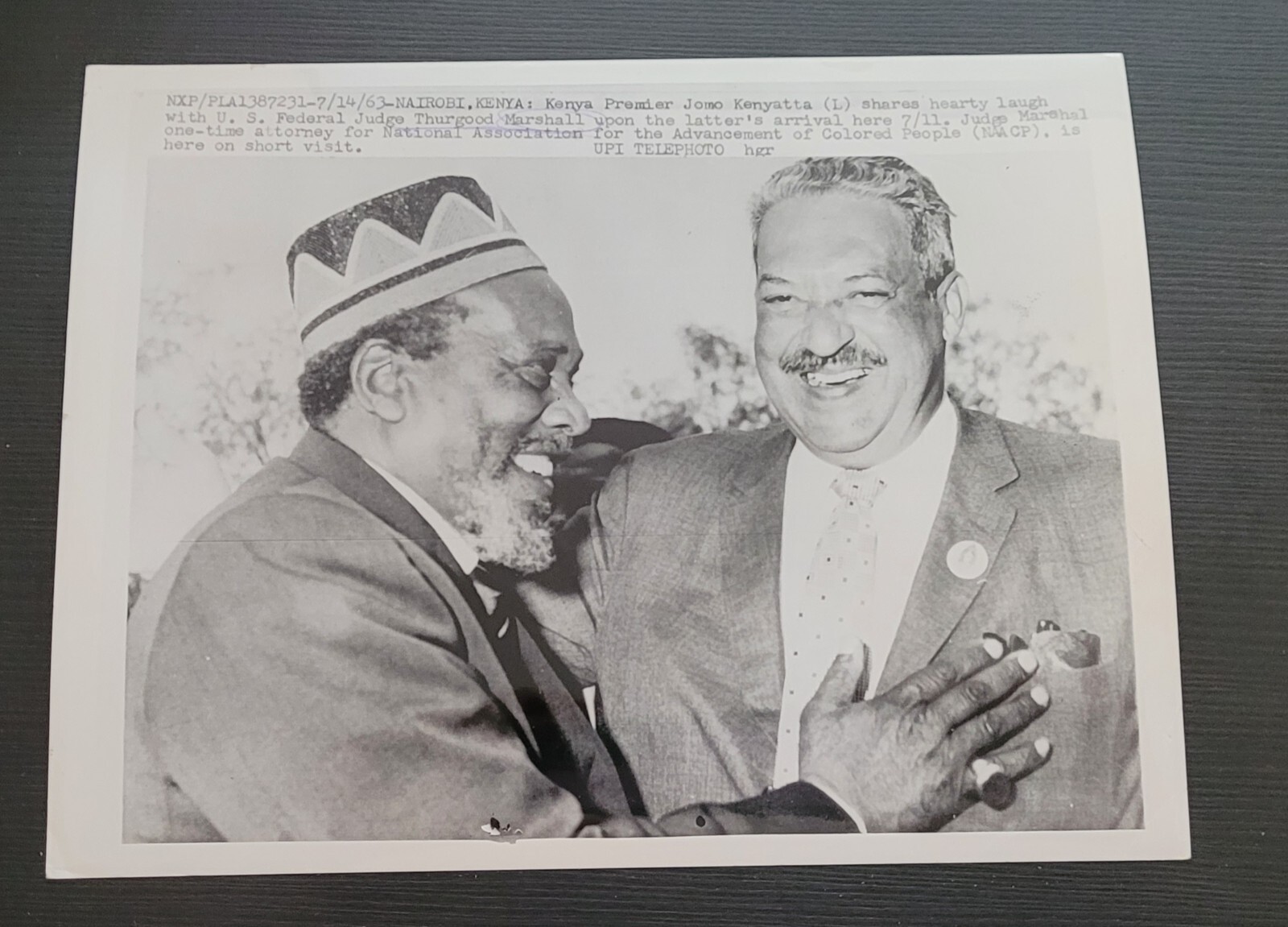 KENYA JOMO KENYATTA THURGOOD MARSHALL ORIGINAL AFRICAN LEADER FANTASTIC VINTAGE KENYA JOMO KENYATTA THURGOOD MARSHALL ORIGINAL AFRICAN LEADER FANTASTIC VINTAGE