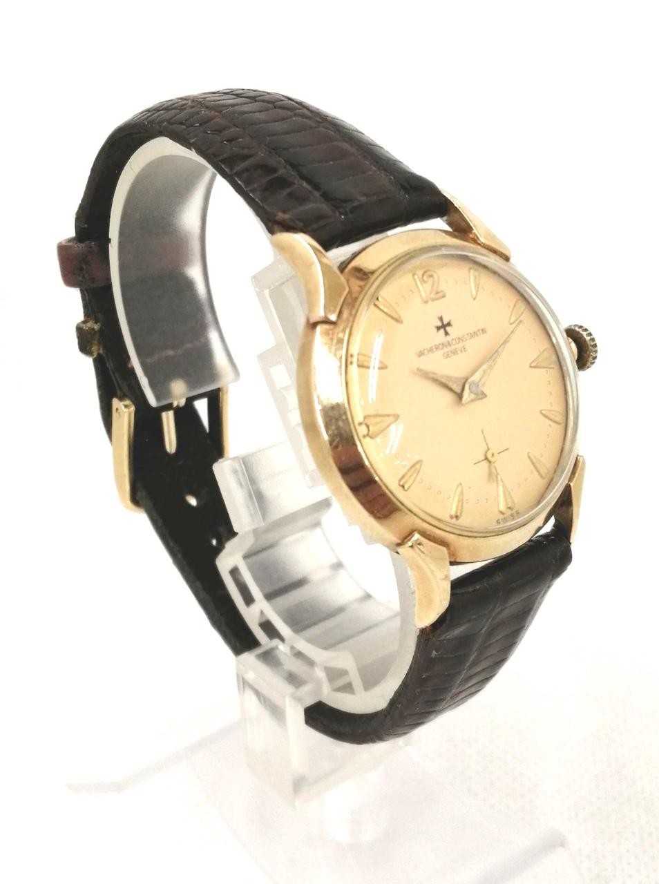 Vacheron Constantin Vintage Manual Wind Watch Gold Capped SS Back Mens Japan JP