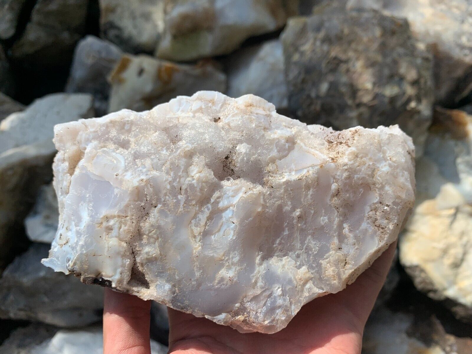 10kg crystal white crazy lace agate rough Indonesia high grade uncut material