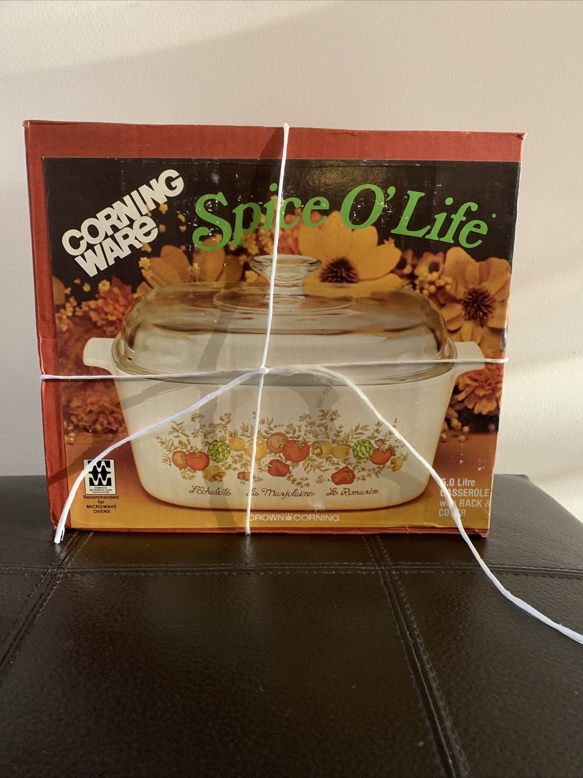 Brand New Corning Ware Spice O'Life 5.0 Litre Casserole with Rack And Cover Brand New Corning Ware Spice O'Life 5.0 Litre Casserole with Rack And Cover