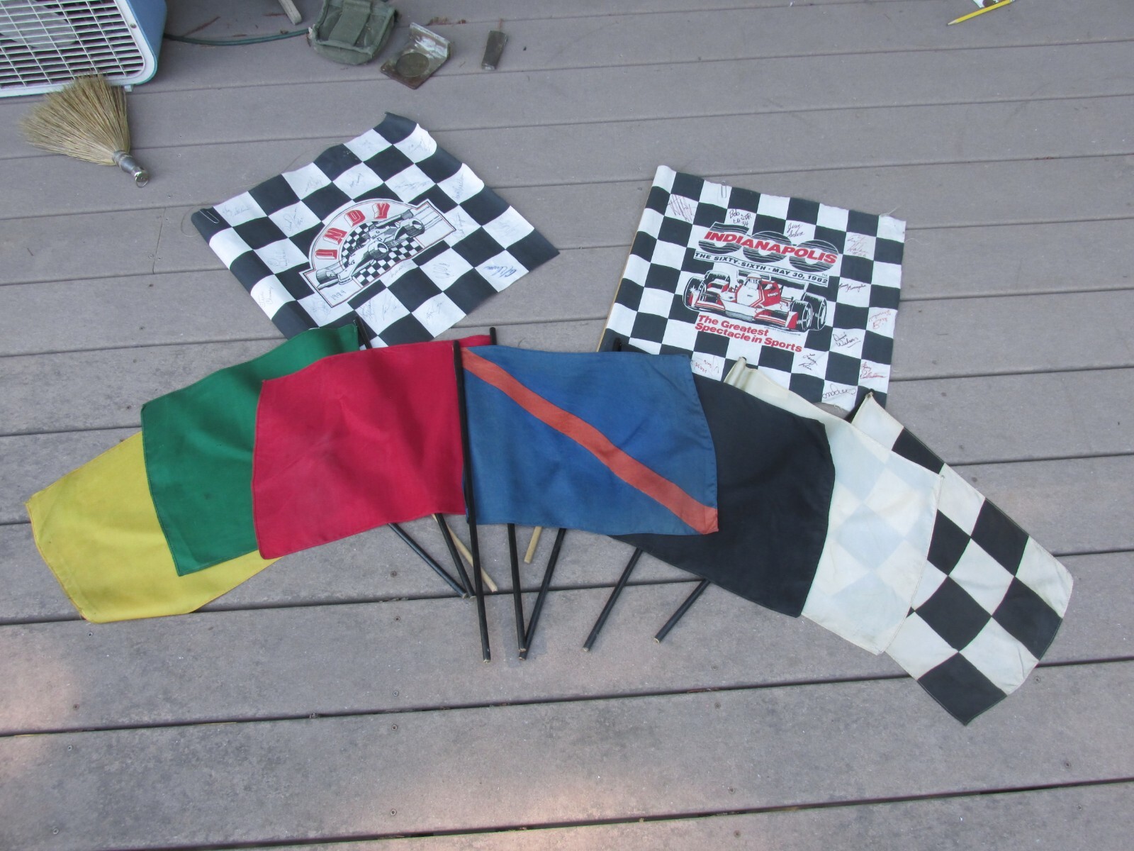 Signed Flag Indianapolis 500 Flag collection 1982 1984 30 drivers INDY NASCAR Signed Flag Indianapolis 500 Flag collection 1982 1984 30 drivers INDY NASCAR