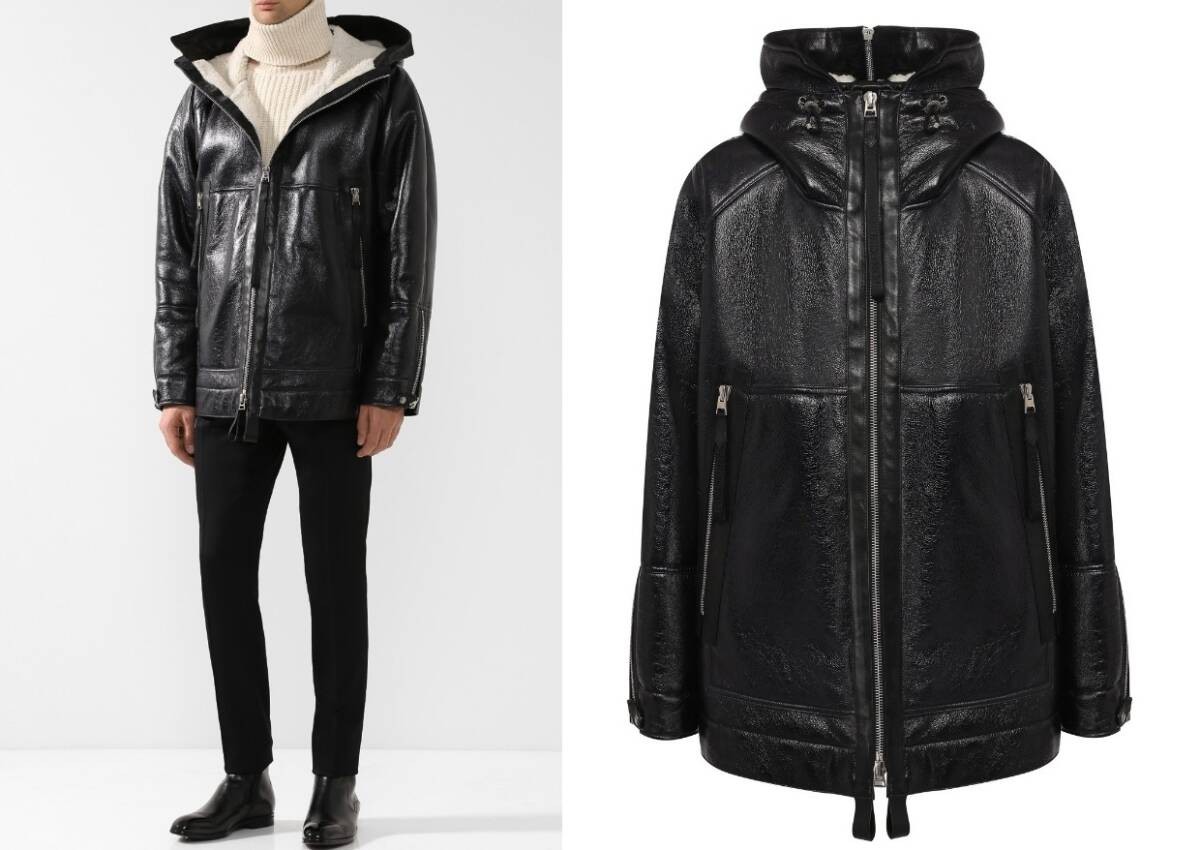 Tom Ford Hooded Mutton Coat Sheep Leather Jacket Blouson Hoodie Domestic Regular Tom Ford Hooded Mutton Coat Sheep Leather Jacket Blouson Hoodie Domestic Regular