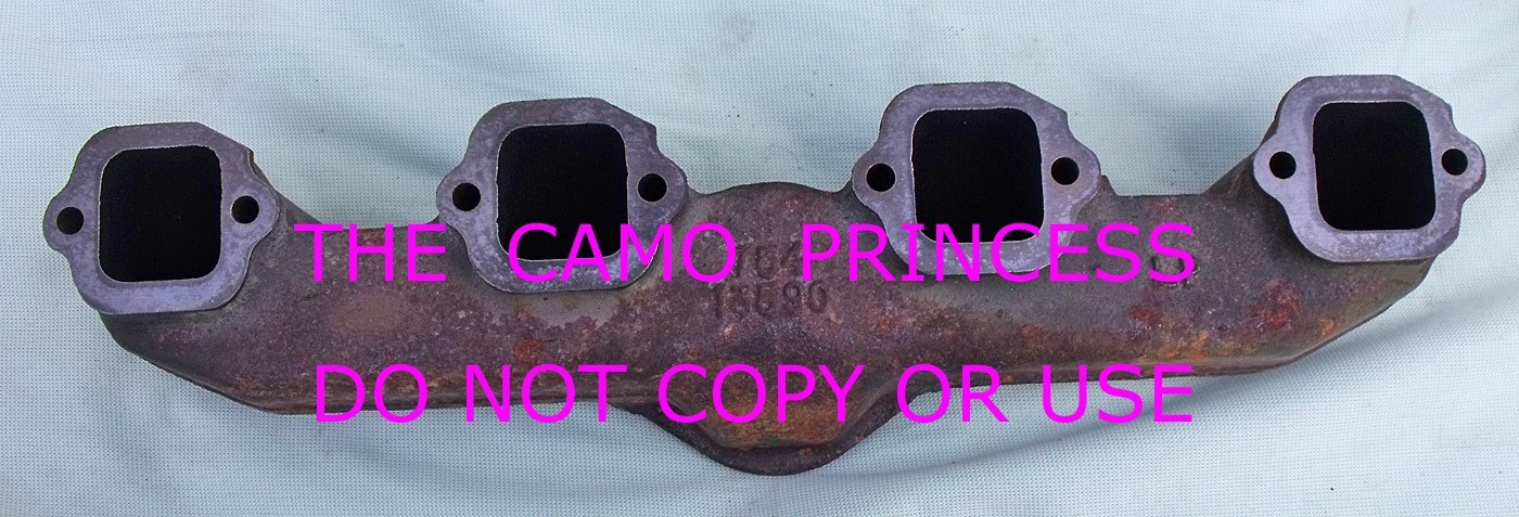 LISTER PETTER EXHAUST MANIFOLD 754-13590 LPW4 ONAN DN4 M 186-6205 MEP803A LISTER PETTER EXHAUST MANIFOLD 754-13590 LPW4 ONAN DN4 M 186-6205 MEP803A
