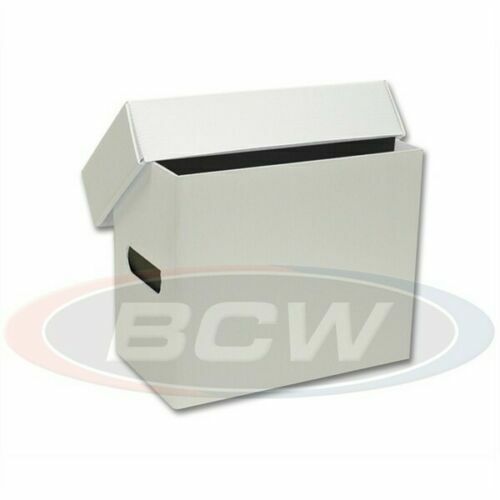1 3 5 10 BCW Short Book Comic Storage Boxes - Plastic White #SHORT-PL-WHI box