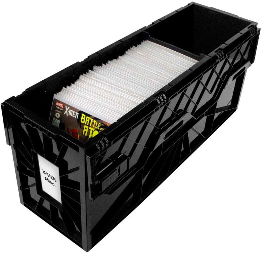 BCW Long Comic Book Bin for Storage - 2-PACK with Kinara Black✔👌✅