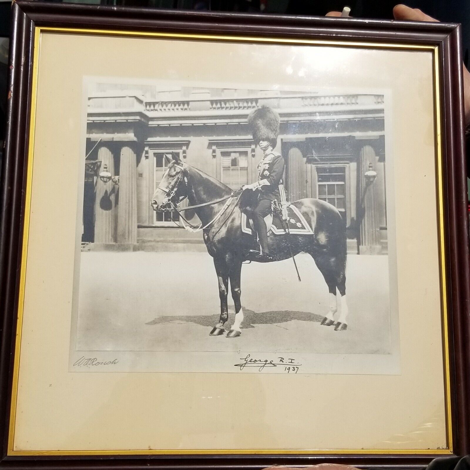 1937 Royal King George VI Original signed on the Horse 🐎 