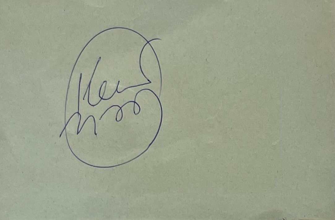 The Who : Keith Moon - Signed Autograph - Book Page