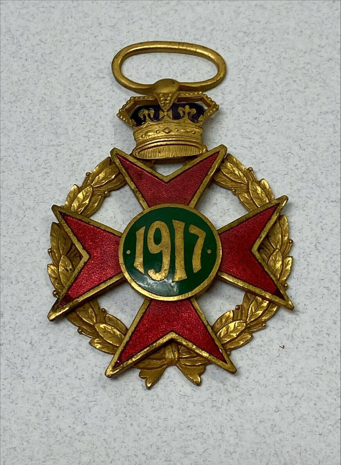 Rex 1917 Member Ducal Badge New Orleans Mardi Gras Krewe Favor