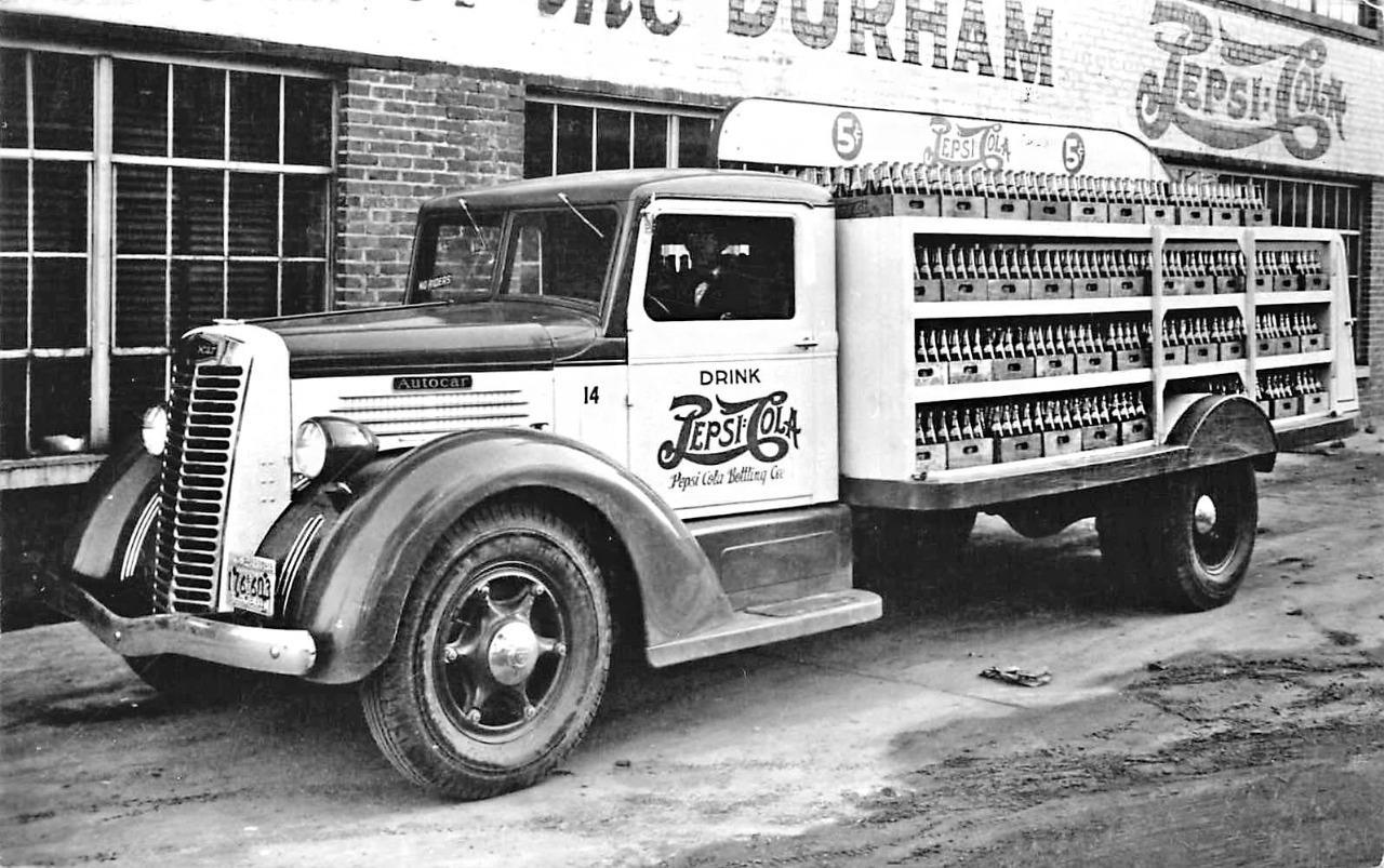 Ardmore PA Pepsi-Cola Bottling Autocar Truck RPPC Ardmore PA Pepsi-Cola Bottling Autocar Truck RPPC