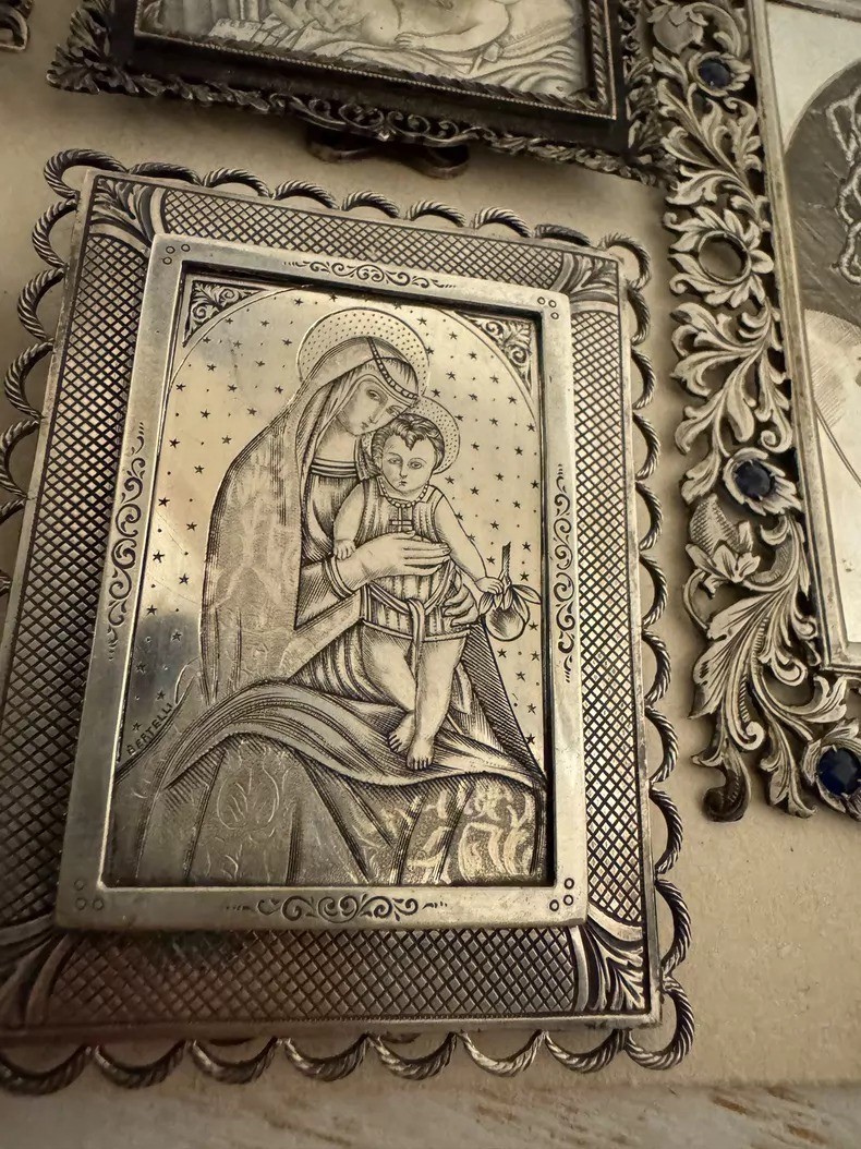 European Premium Chased Etched Silver Collection Vintage Antique Rare