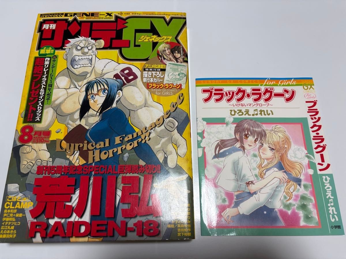 Monthly Sunday GX Aug 2005 Mag Issue with Raiden-18 & Borluga Cover New Monthly Sunday GX Aug 2005 Mag Issue with Raiden-18 & Borluga Cover New